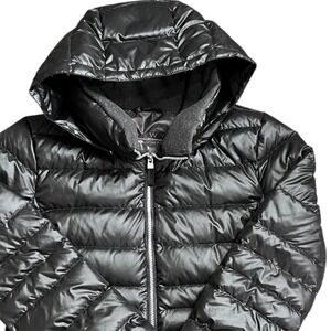 Marc New York Andrew Marc Black Puffer Coat Hooded Down Fill Women's L